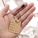 hang tags with string